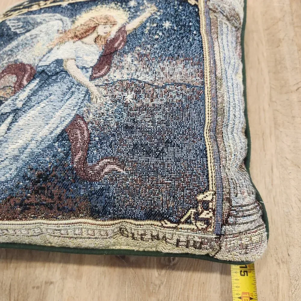 Square Tapestry Pillow Angel Of Wishes Lena Liu Sparkle Moon Stars 14